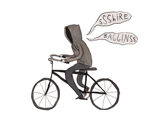 Illustration for article titled Hipster Lord of the Rings, where the Nazgul ride fixies!